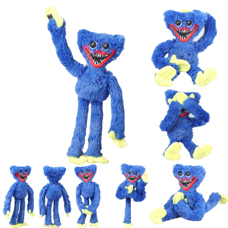 Đồ chơi búp bê nhân vật Huggy Wuggy trong Poppy Playtime làm quà giáng sinh cho trẻ em