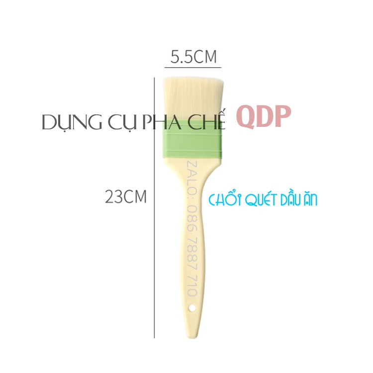Chổi quét dầu ăn cán nhựa, lông cước mềm mịn bền dùng tốt