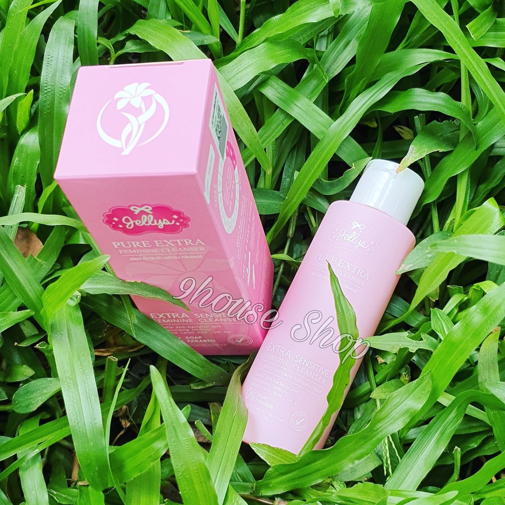 01 Chai Dung dịch vệ sinh JELLYS PURE EXTRA FEMININE CLEANSER Thái Lan 80ml