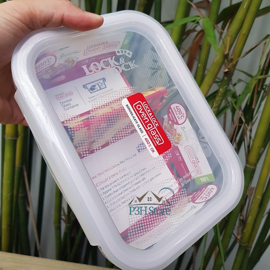 Hộp thủy tinh 2 ngăn Lock&Lock LLG447D dung tích 1050ml , LLG861D dung tích 900ml ]