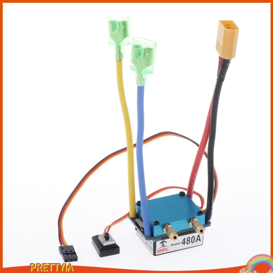 Mạch kiểm soát tốc độ ESC 480A 5V 3A 2 chế độ cho đồ chơi điều khiển từ xa