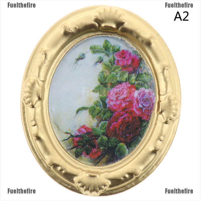 Tranh Treo Tường Trang Trí Nhà Búp Bê Tỉ Lệ 1 / 12