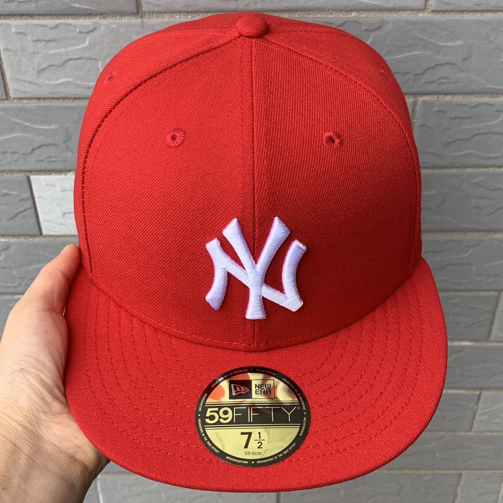 Mũ Lưỡi Trai Phẳng Mẫu MLB 59 Fifty New York Yankees Cổ Điển 6 Kiểu Dáng Co Giãn Cho Nam Và Nữ