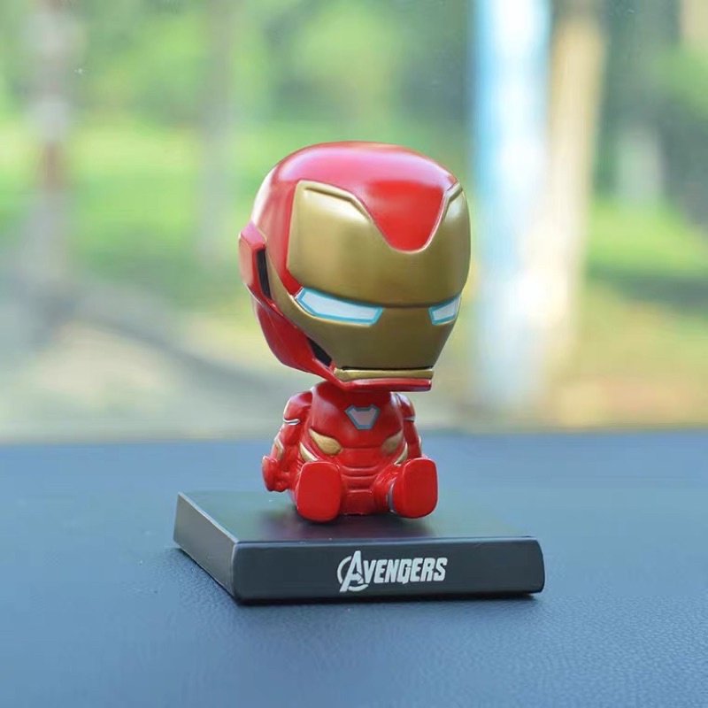 [DECOR] Trang trí taplo ô tô hình Batman lắc lư đầu dễ thương kèm giá đỡ điện thoại, trang trí góc làm việc-Chitty House | BigBuy360 - bigbuy360.vn