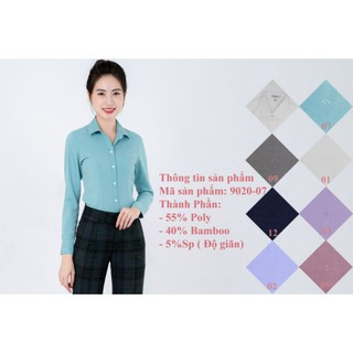 Áo sơ mi Thái Hòa cao cấp vải sợi tre mã 9020 đủ màu
