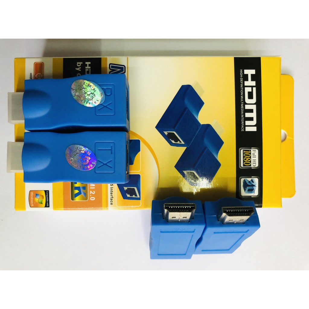 Đầu chuyển đổi cổng HDMI sang RJ45 chuẩn 30 Mét Lan