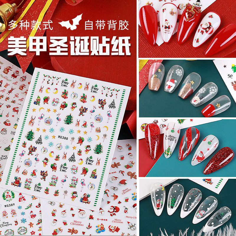 Hình dán sticker 3d noel thần tài tết 2021