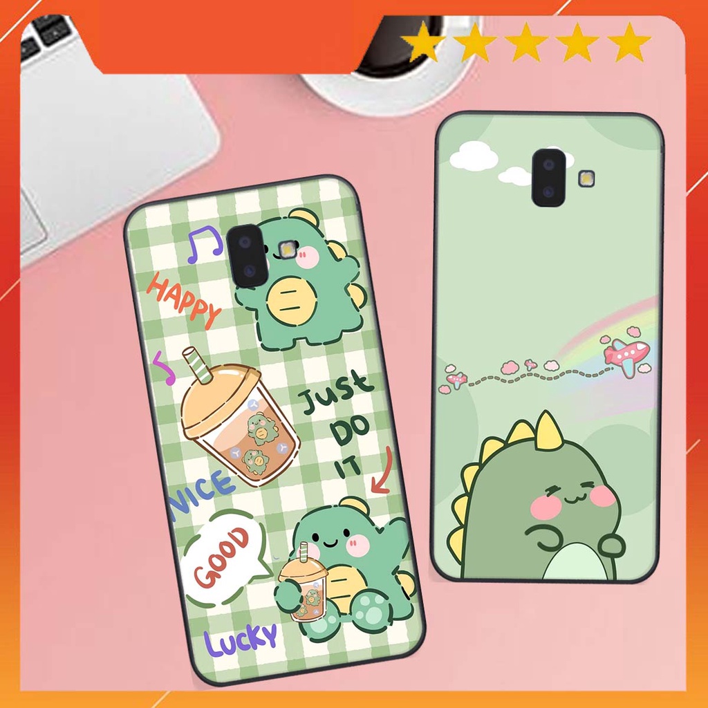 Ốp lưng Samsung J6 PLUS in hình khủng long , gấu nâu xinh xắn, siêu cute  mà còn vô cùng RẺ -ĐẸP
