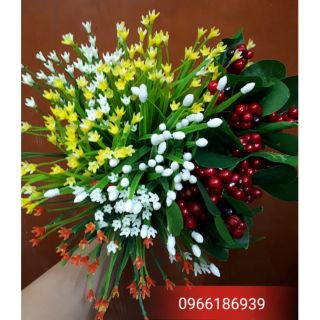 Combo các mẫu hoa điểm và đá pha lê