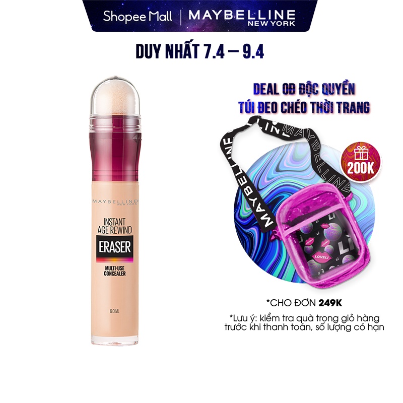 Bút cushion che khuyết điểm giảm quầng thâm Maybelline Instant Age Rewind 6ml