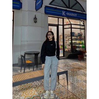 Quần jogger da cá bo gấu dây rút
