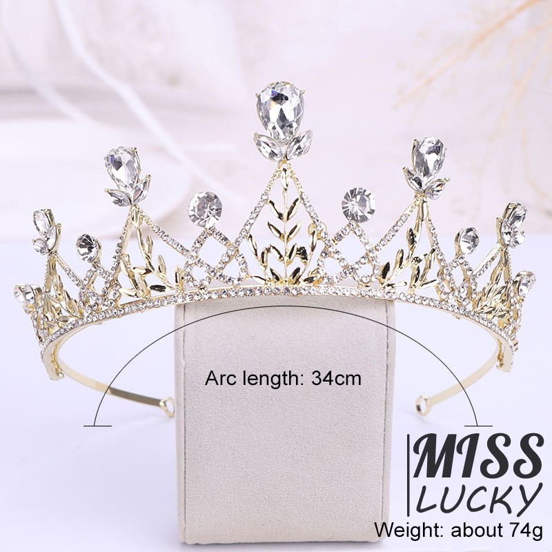 Vương miện kiểu dáng thời trang sang trọng dành cho nữ