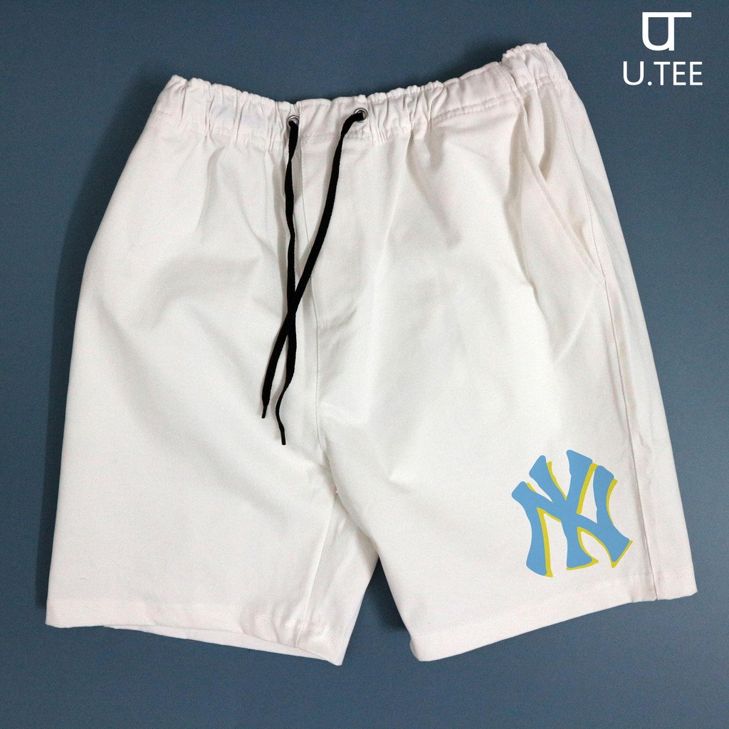 Short kaki unisex NY co giãn tốt phong cách hàn quốc