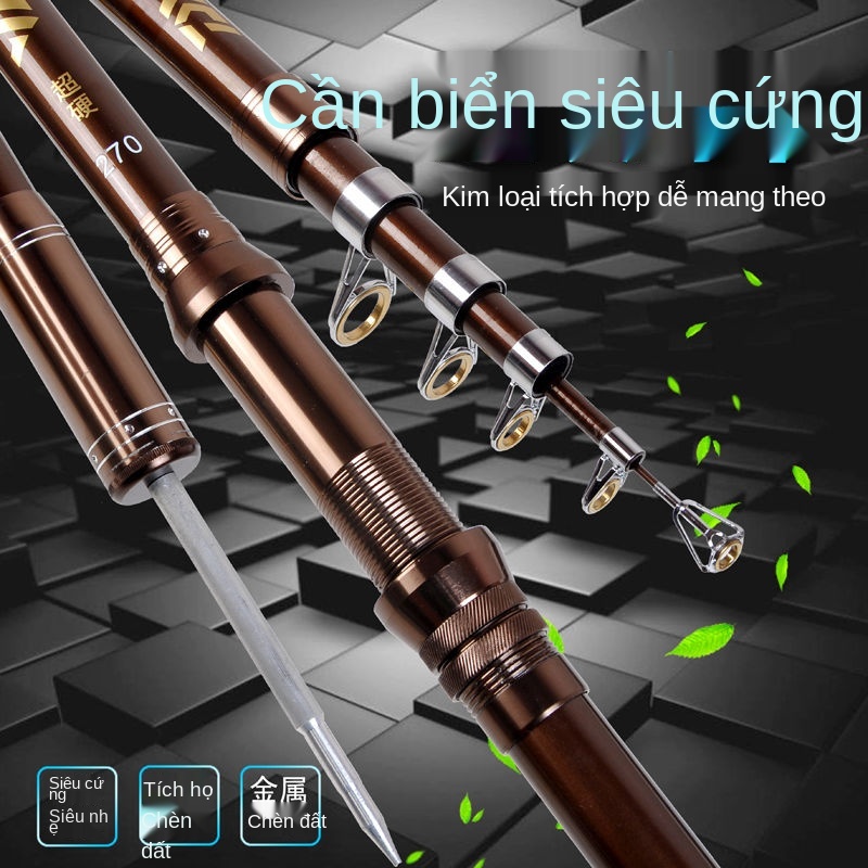 ◇❒▨Dawa sea rod super hard carbon set đặc biệt cung cấp giải phóng mặt bằng bán thanh ném cần siêu cứng dài bắn câu máy