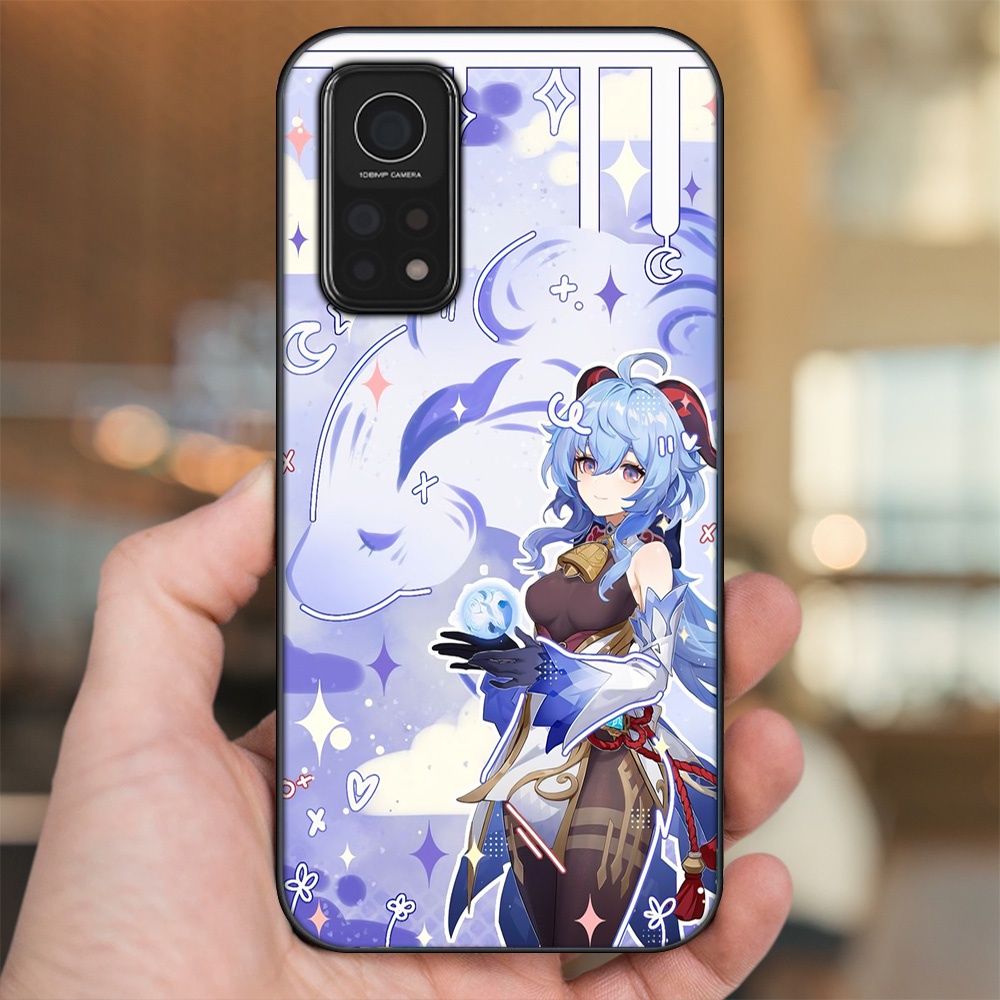 Ốp lưng Xiaomi Mi 10T Pro 5G viền đen in hình Ganyu Genshin Impact