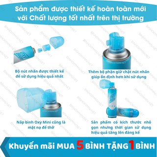 Bình Oxy Mini Cầm tay cung cấp Oxy tinh khiết 99% (Khuyến mãi Mua 5 Tặng 1)