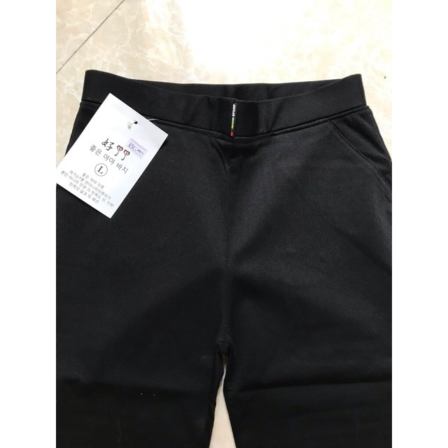 Quần legging cạp cao tôn dáng chất vải umi hàn cao cấp đanh mịn mát co giãn 4c không nhăn không xù không cắn chỉ