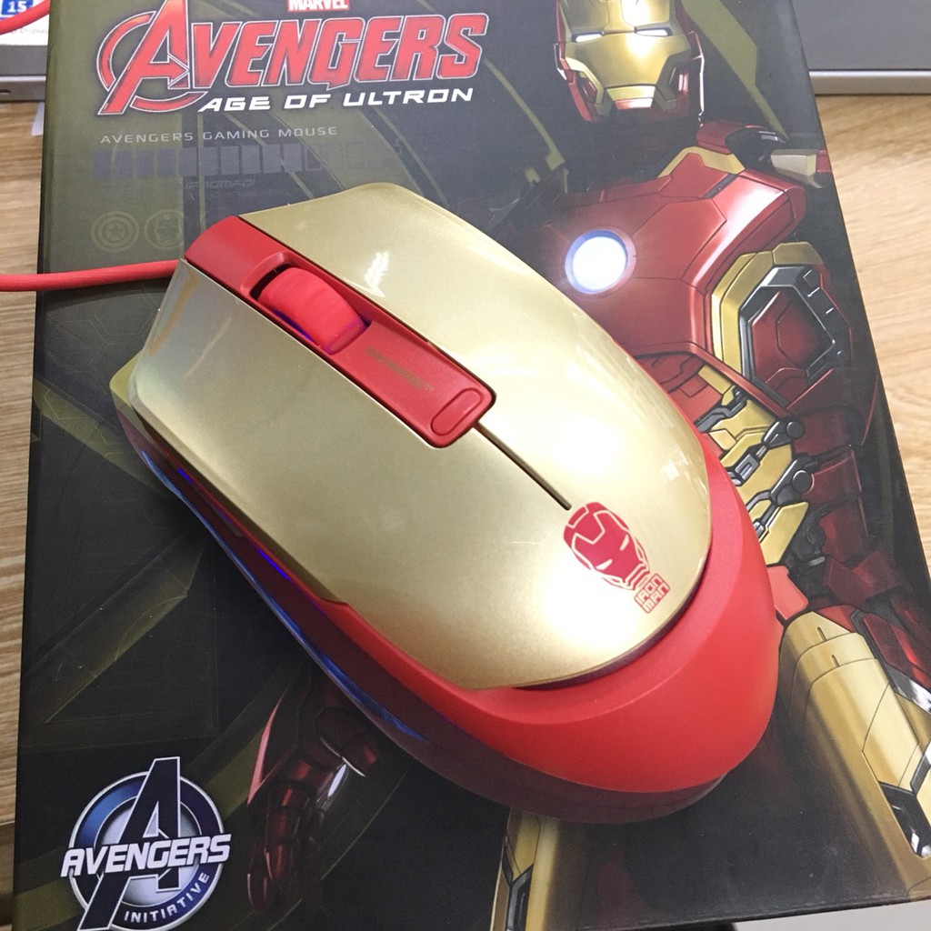 Chuột Gaming E-Blue EMS145 phiên bản Iron Man - Bảo hành 12 tháng