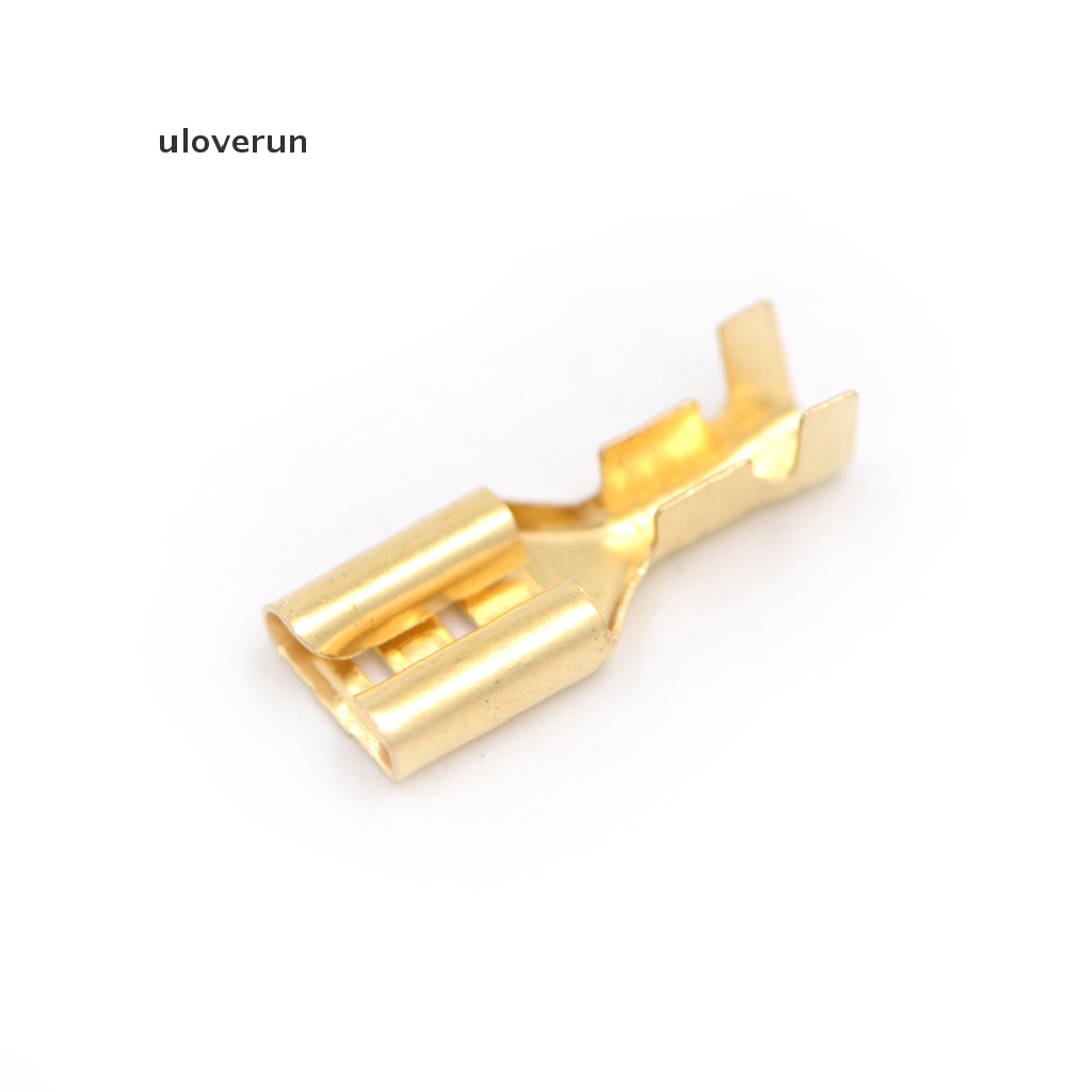 Set 100 Đầu Nối Dây Điện 6.3mm Mạ Vàng Dành Cho Loa Ô Tô