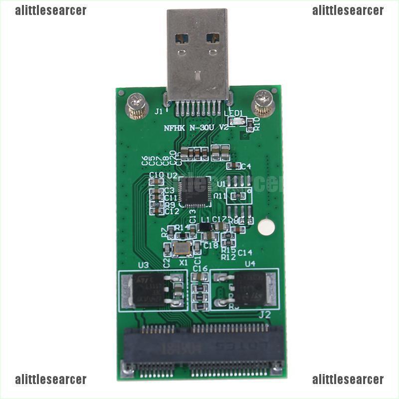 Thẻ chuyển đổi SSD PCBA ngoài mini USB 3.0 sang PCIE mSATA tiện lợi