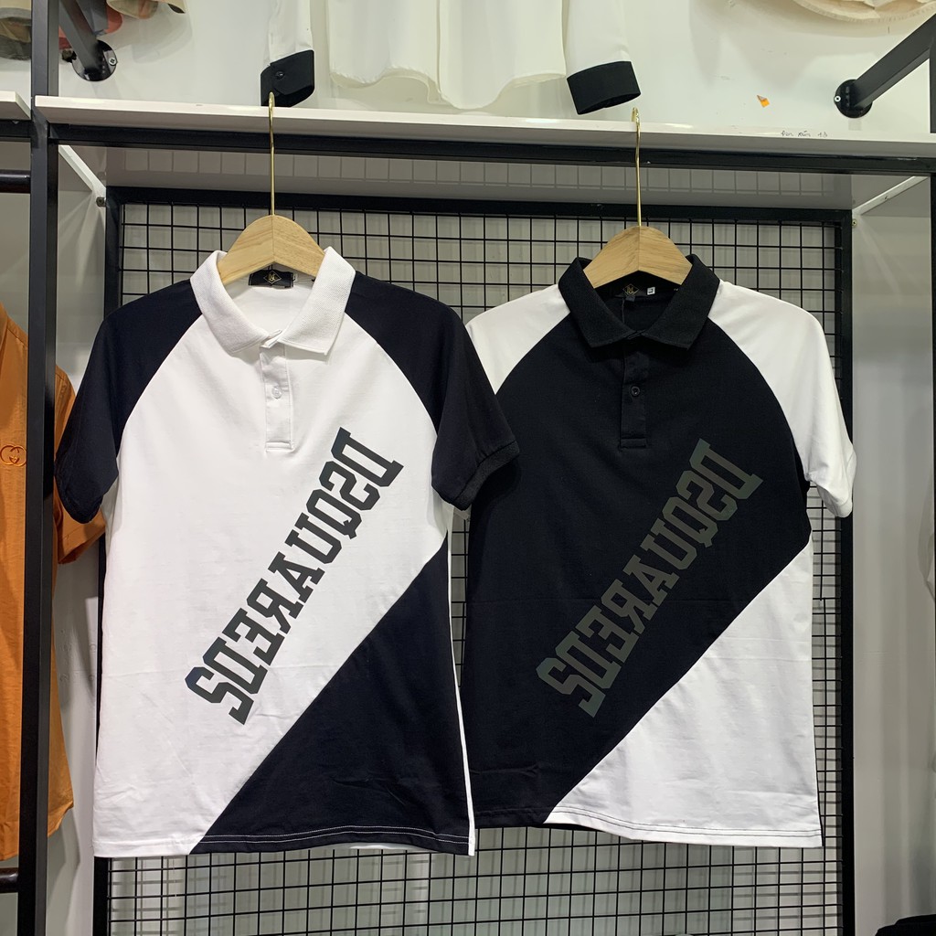 ÁO thun cổ trụ in logo phản quang {vải cotton 100%] | BigBuy360 - bigbuy360.vn