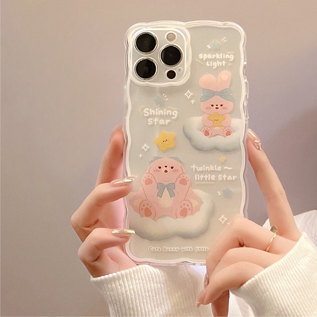 Ốp Lưng Silicon Chống Sốc Viền Sóng Shining Star - VS003