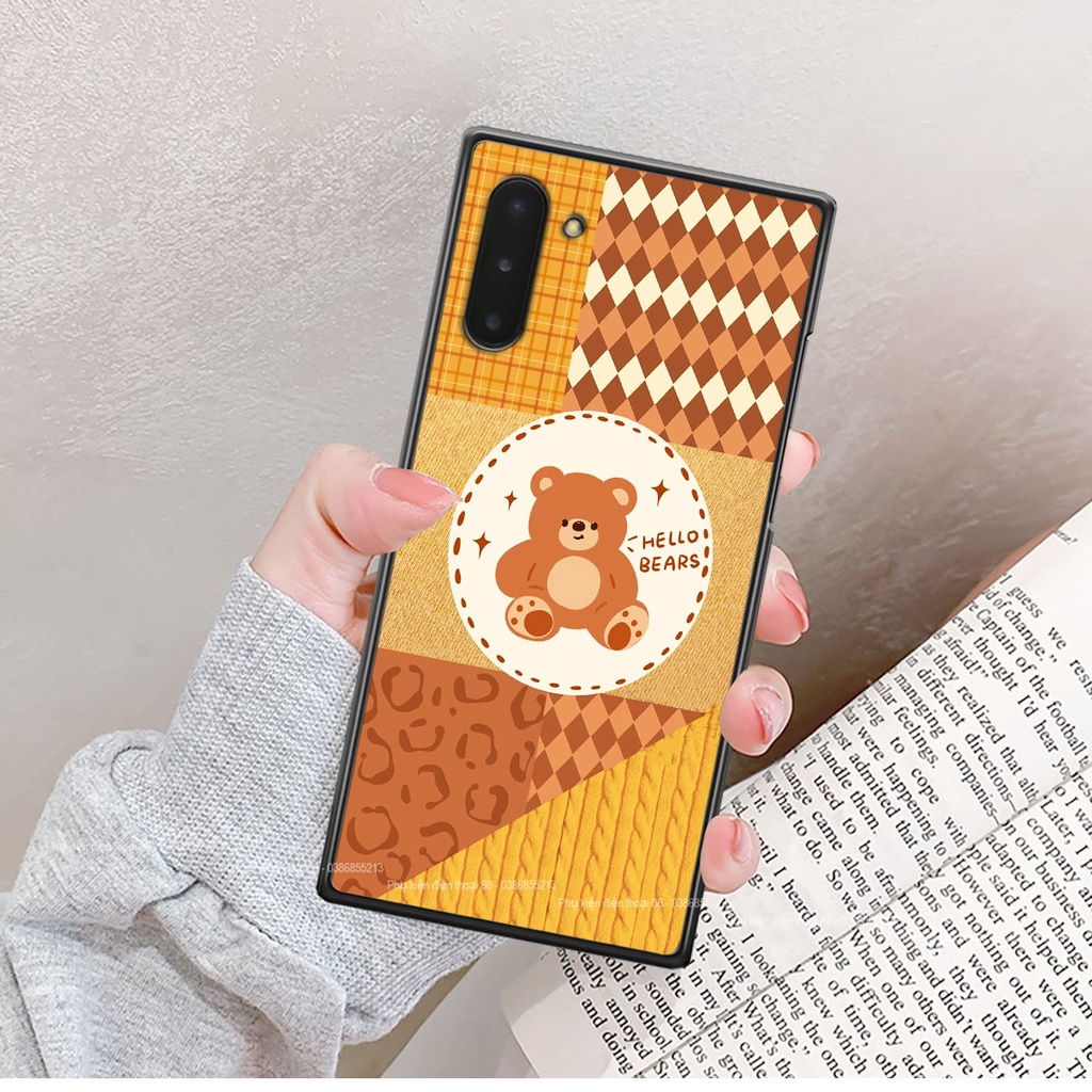 Ốp lưng Samsung NOTE 10 happy day, gấu bear dễ thương - BỀN - ĐẸP -BAO GIÁ TOÀN THỊ TRƯỜNG