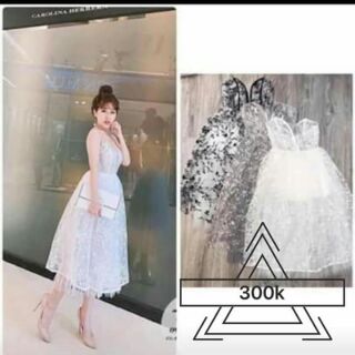 Đầm xòe phi mưa9O