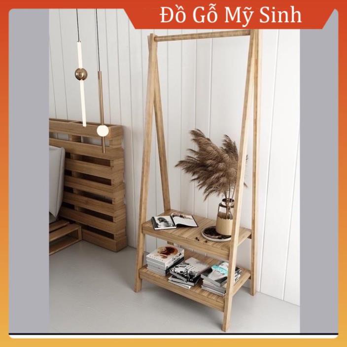 Kệ giá gỗ MDF treo quần áo chữ A 2 tầng kê phòng ngủ gia đình giá rẻ, Đồ gỗ Mỹ Sinh cao cấp