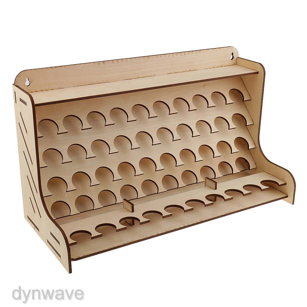 Giá Đỡ Lọ Màu Sơn Bằng Gỗ Tiện Dụng