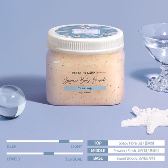 Tấy tế bào chết toàn thân Bouquet Garni Sugar Body Scrub 500g