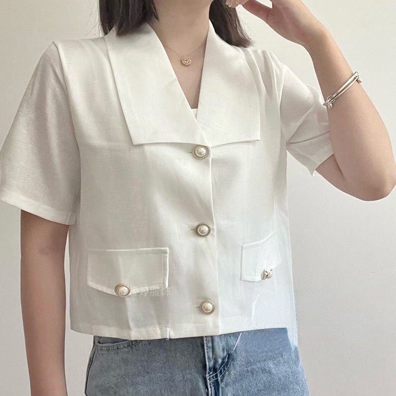 Áo Khoác Vest Tay Ngắn Dáng Rộng Họa Tiết Kẻ Sọc Thời Trang Mùa Hè 2022 Mới Phong Cách Hàn Quốc Cho Nữ