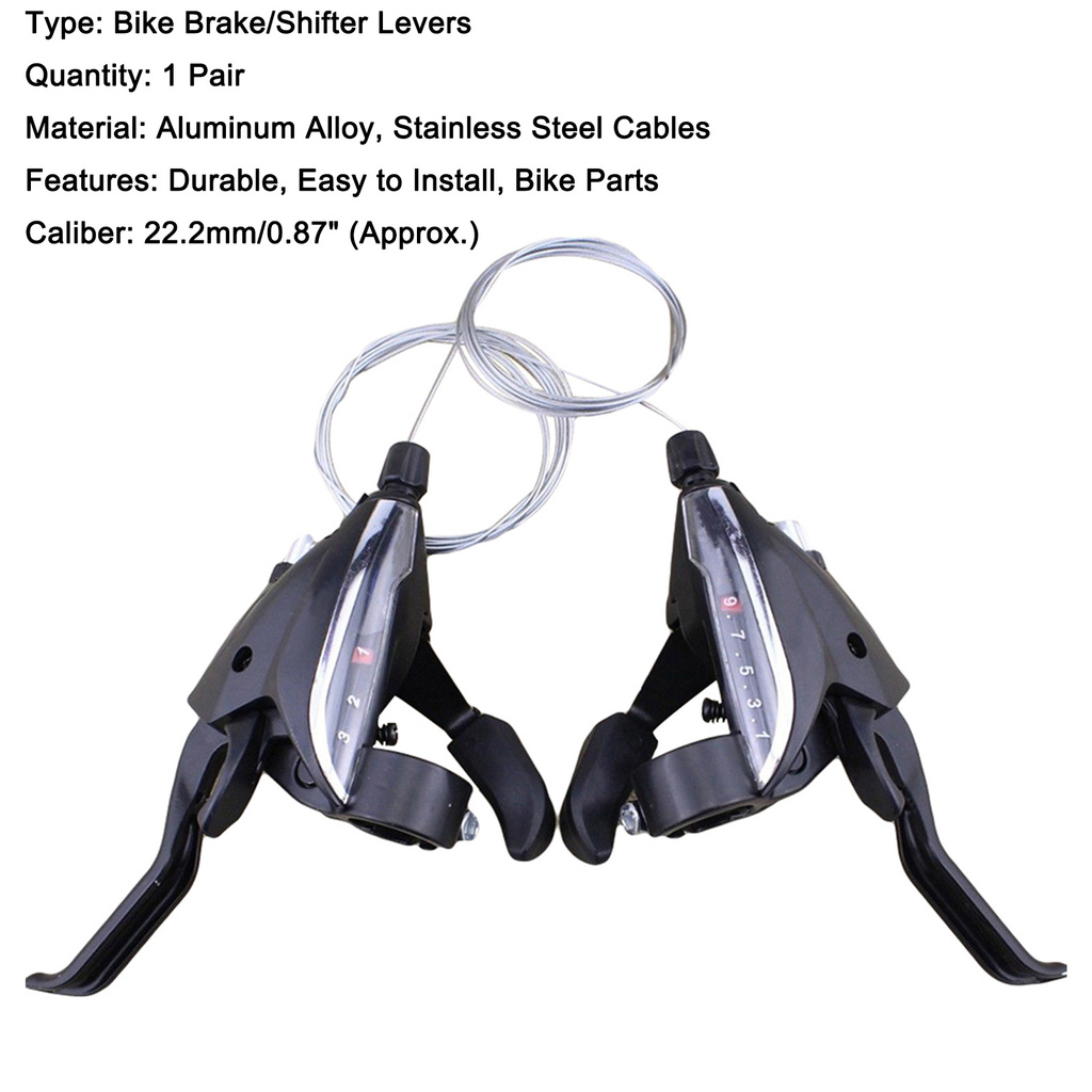 Tay Thắng Trái / Phải SHIMANO EF65 Bằng Hợp Kim Nhôm 3 / 7 / 8 / 9 Cho Xe Đạp Leo Núi