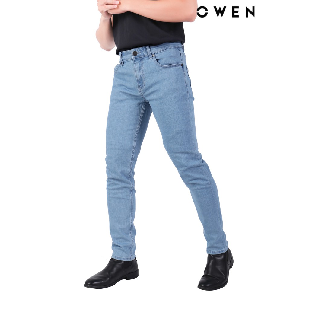 Quần Jean dài OWEN Slimfit Xanh - QJSL22259