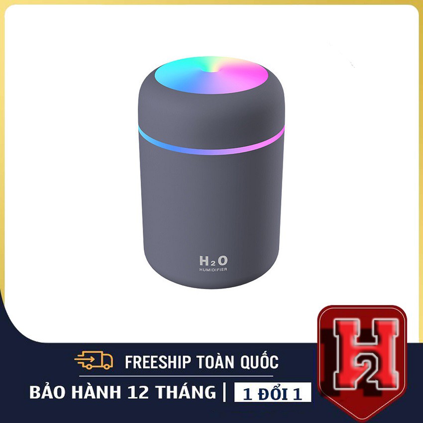 ❤️SIÊU HOT HIT❤️Máy Phun Sương Tạo Ẩm, Máy Khuếch Tán Tinh Dầu Khử Mùi Ô Tô Có Đèn Led Phát Sáng Nhiều Màu❤️