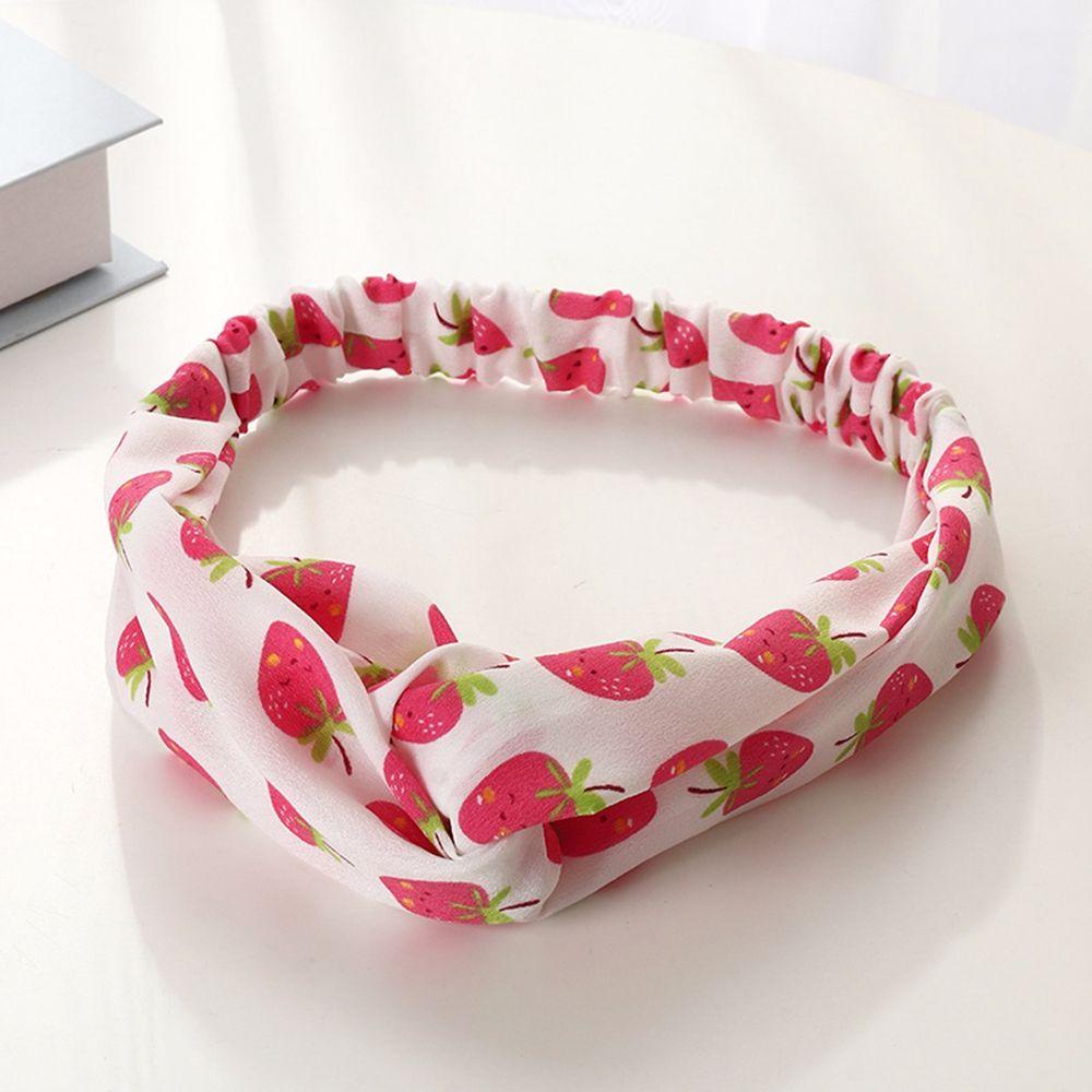 JARRED Băng Đô Cài Tóc Họa Tiết Trái Cây Phong Cách Vintage