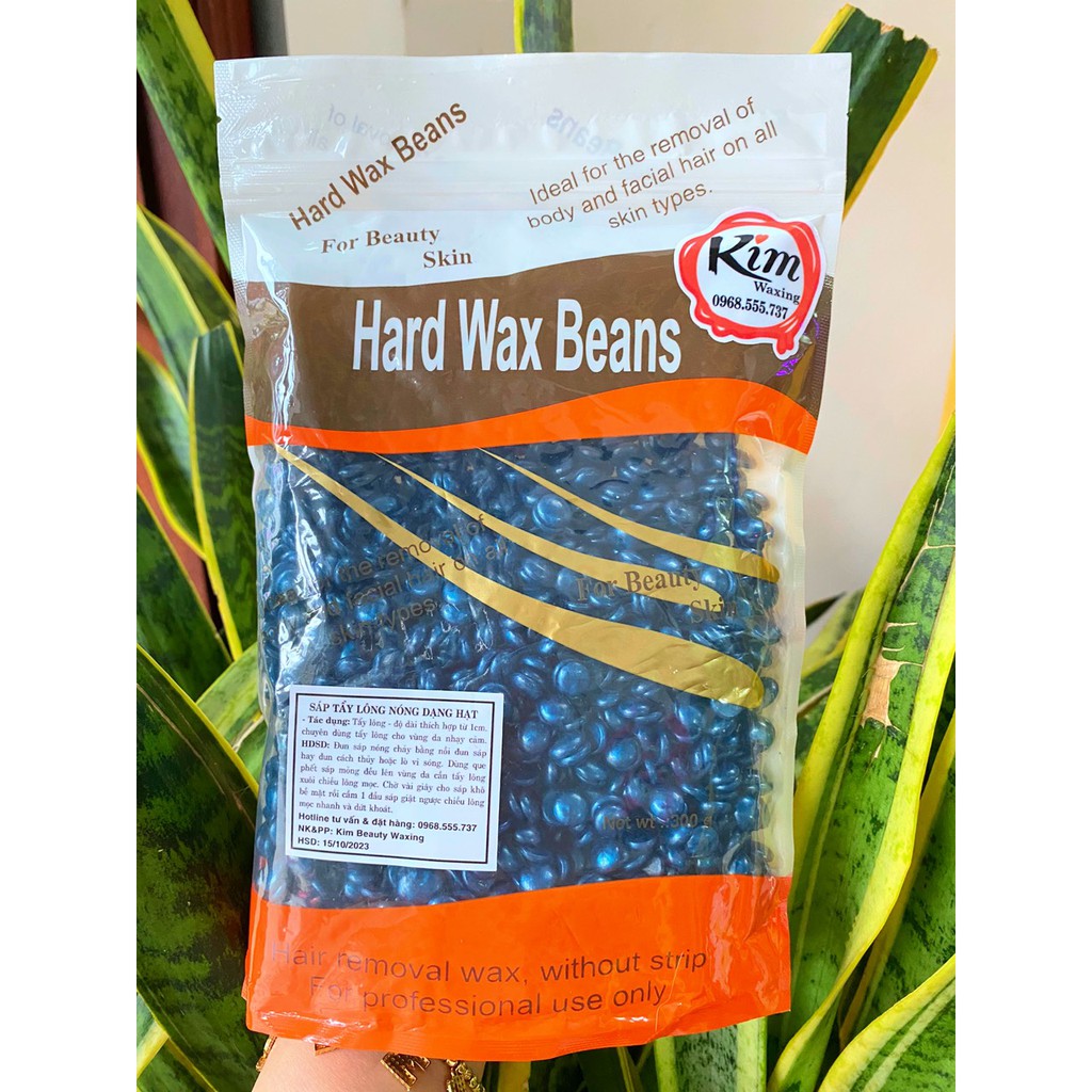 300g SÁP WAX LÔNG Hard wax beans BLUEZOO KẾT HỢP THÊM BỘT NGỌC TRAI VÀ DẦU CỌ Ánh nhũ | BigBuy360 - bigbuy360.vn