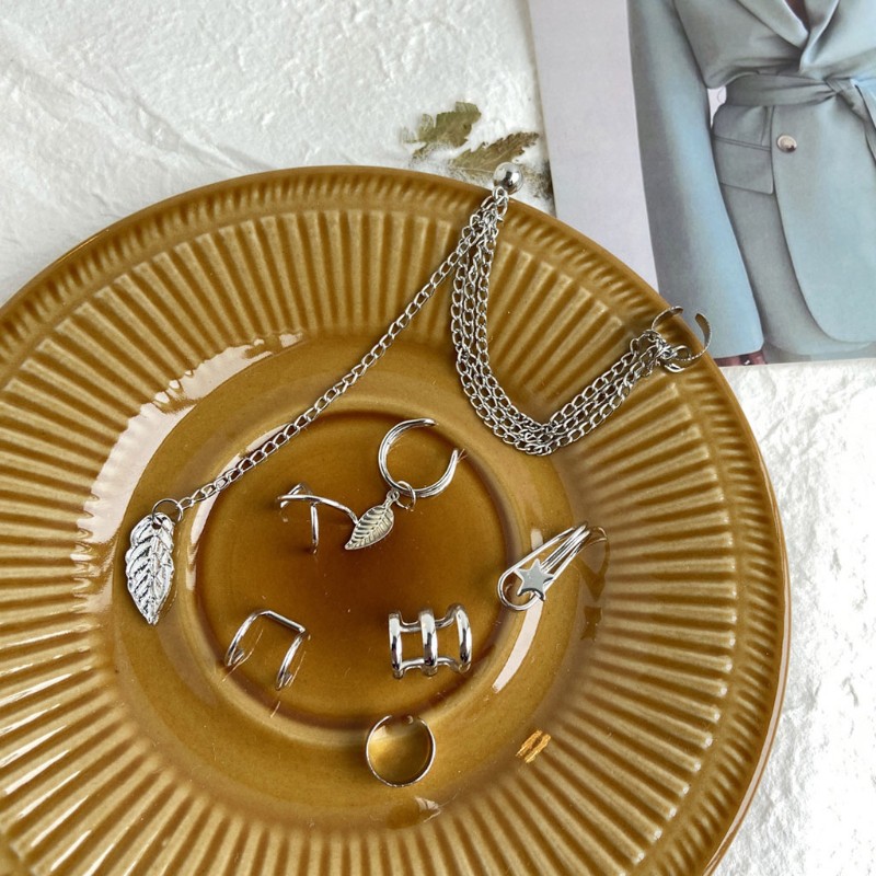 Set 7 khuyên tai cá tính cho nữ