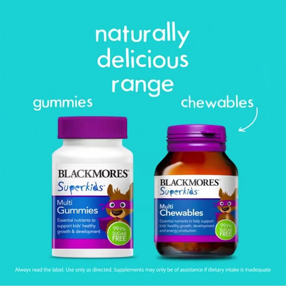 KẸO VITAMIN TỔNG HỢP CHO BÉ - BLACKMORES SUPERKIDS MULTI 60 CHEWABLES