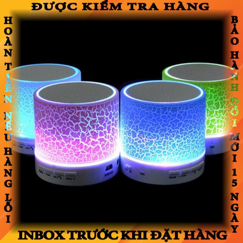 Loa bluetooth mini di động cầm tay, có led nháy theo nhạc, âm thanh hay thangthanh