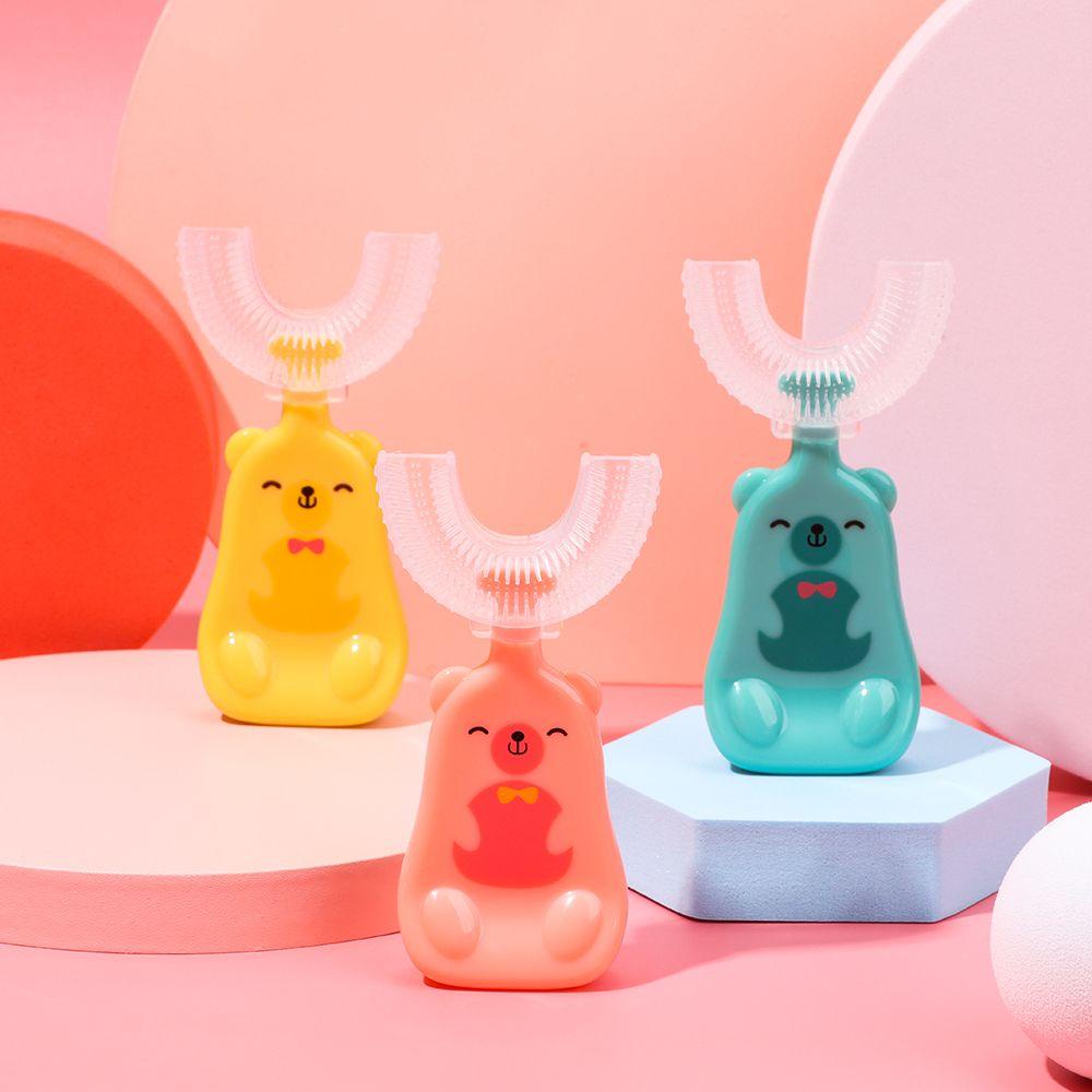 NIUYOU Bàn Chải Đánh Răng Hình Chữ U Dành Cho Bé 2-13 Tuổi