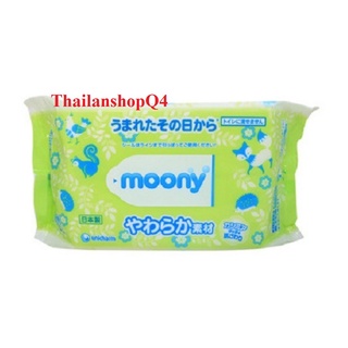 Khăn giấy ướt moony 80 tờ/ bịch