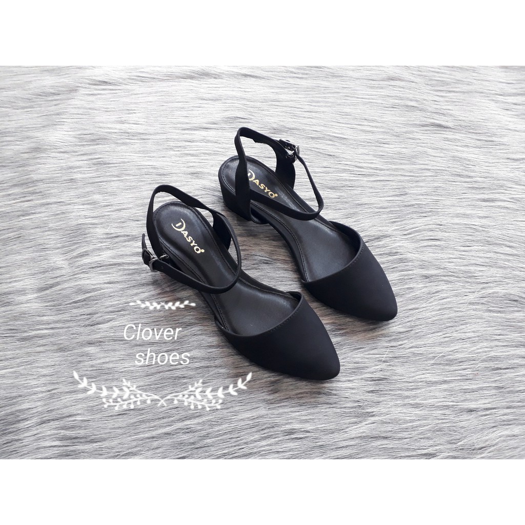 Giày Sandal bít mũi gót vuông 3cm xinh xắn Daisyo VNXK - S021