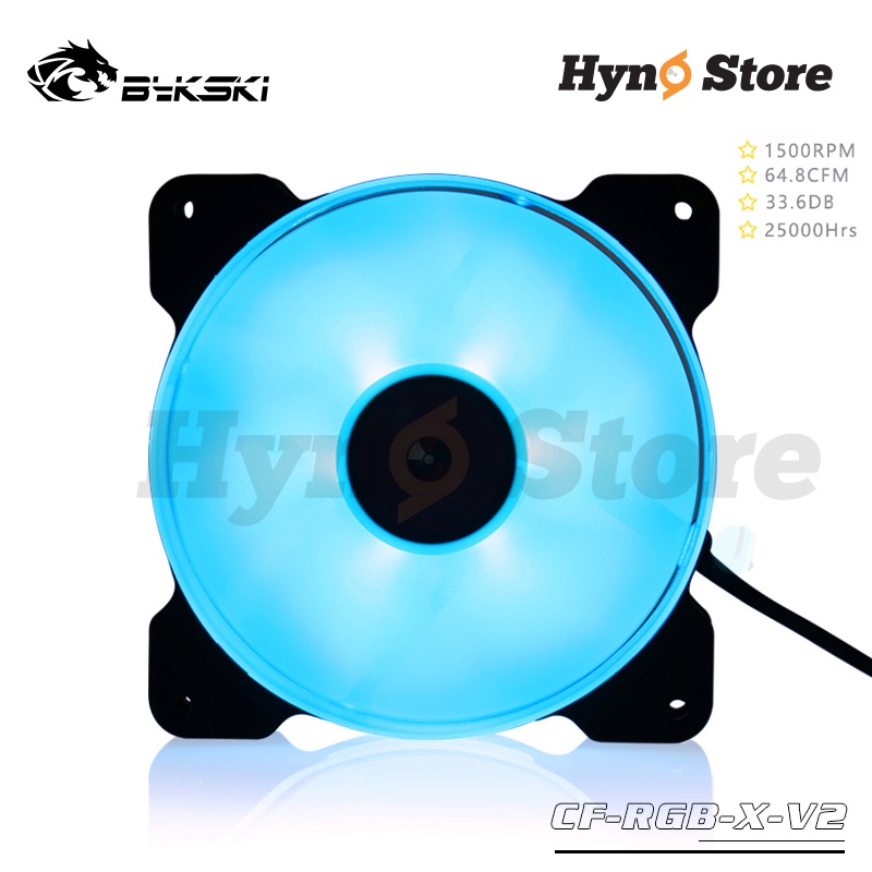 Quạt tản nhiệt led RGB Bykski sync main CFRGBXV2 Hyno Store