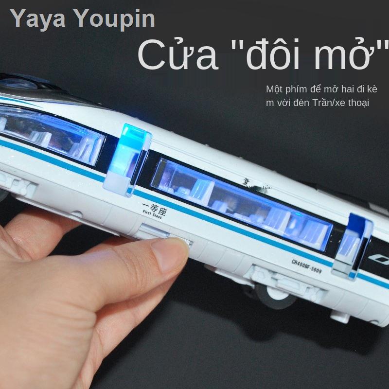 ¤○Tàu trẻ em đồ chơi hợp kim mô phỏng đường sắt cao tốc Fuxing Mô hình EMU Harmony đường ray xe lửa phù hợp cậu bé