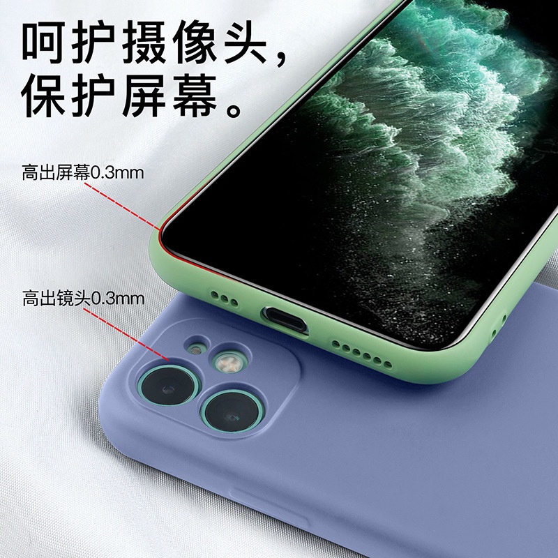 Ốp Điện Thoại Silicone Màu Trơn Kèm Giá Đỡ Hình Mèo Xinh Xắn Cho Xiaomi 11 Lite 5G NE Xiaomi Mi 12X 12Pro Mi 11T Pro