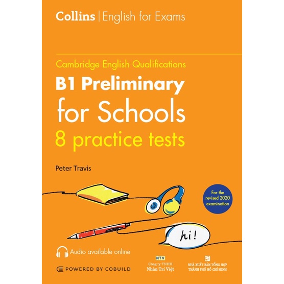 Sách - Collins B1 Preliminary for Schools - 8 Practice Tests (PET)