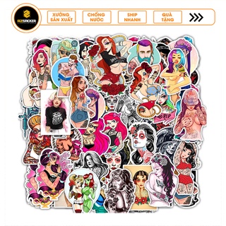 Set Sticker Girl Tatoo | Sticker Dán Điện Thoại , Sticker Dán laptop , Sticker Dán Nón Bảo Hiểm , Sticker Dán Vali