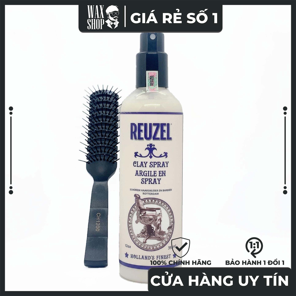 Xịt Tạo Phồng Tóc Nam Clay Spray Reuzel ⚡ Chính Hãng ⚡Có Khả Năng Bảo Vệ Tóc - Tạo Nếp Nhẹ - Bóng Mờ | Waxshop