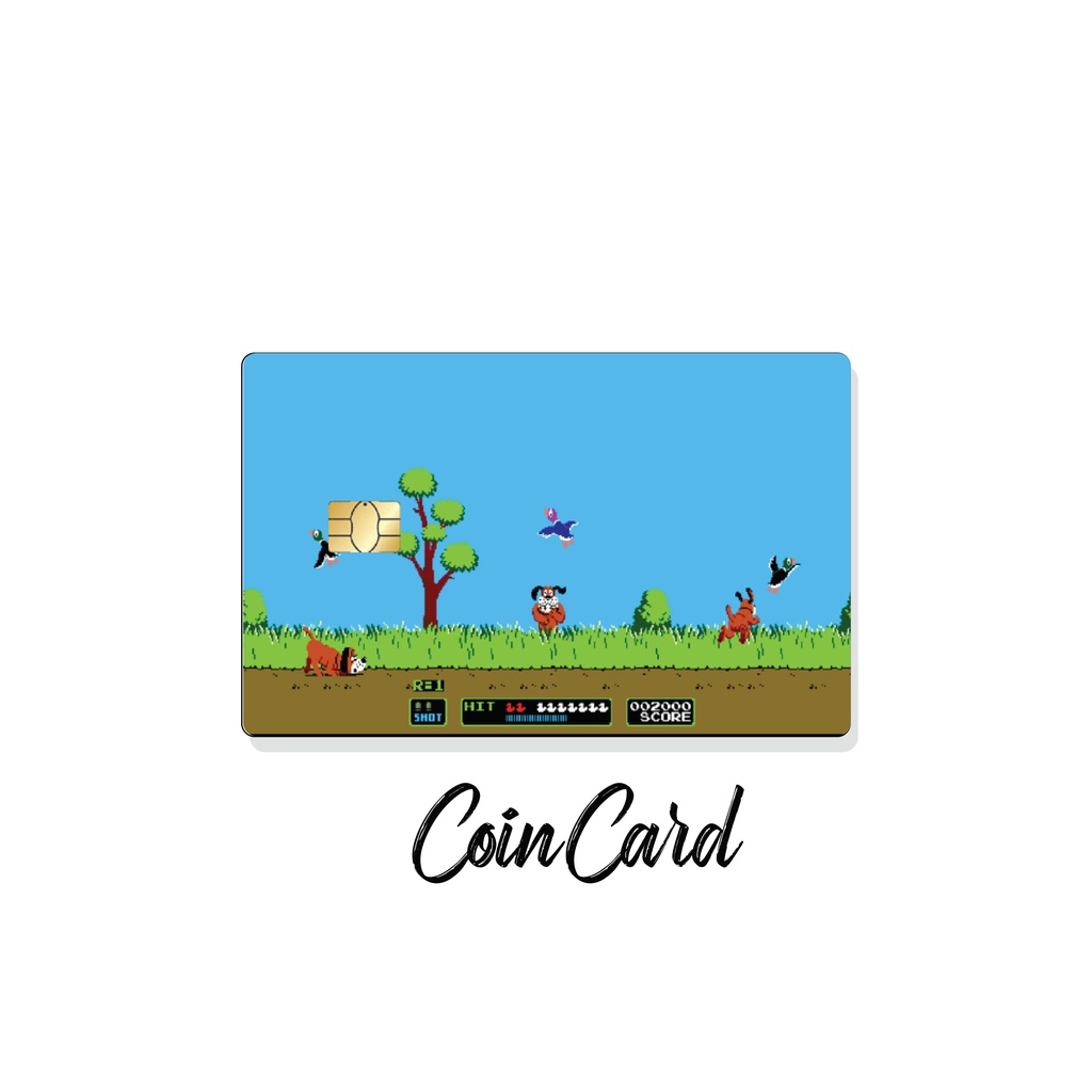 &quot; PACMAN&quot;( Miếng dán Thẻ ATM, debit, thẻ từ, thẻ chung cư, bảo vệ thẻ) | Dán thẻ ATM COINCARD